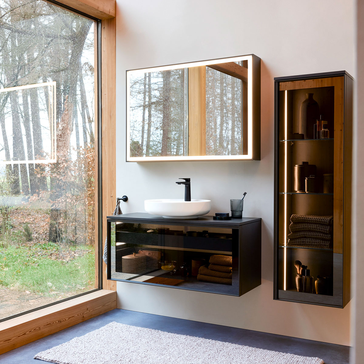 Servant Duravit Vitrium med Hylle 460 mm