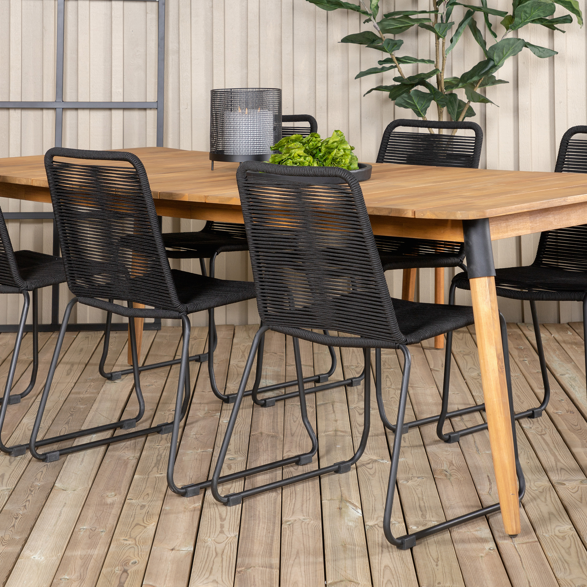 Spisegruppe Venture Home Julle med 6 Minos Spisestoler