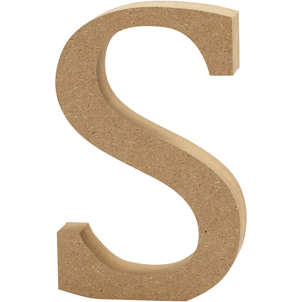 Bokstav Creativ Company 13 cm Tykkelse 2 cm 1 stk