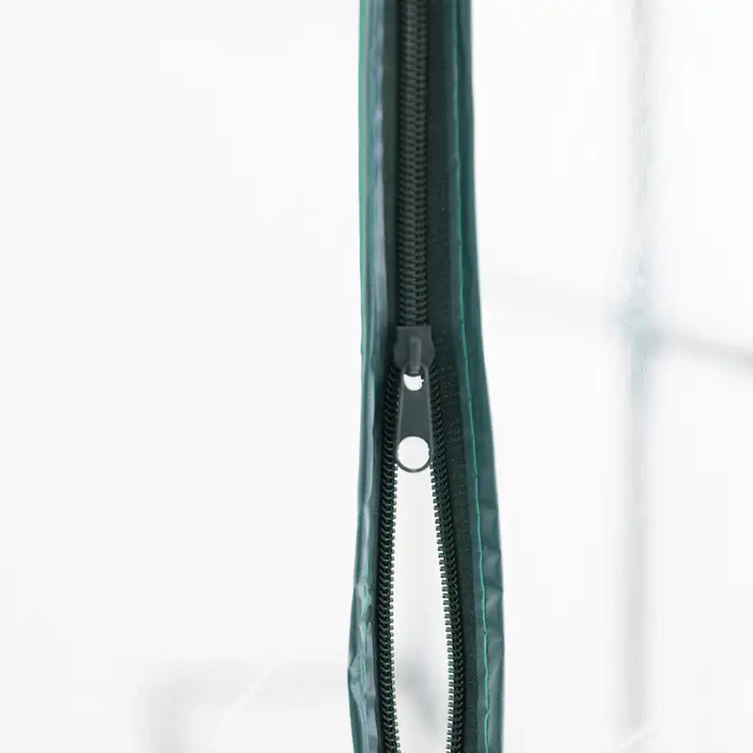 Plastdrivhus Metalcraft 8 hyller Transparent