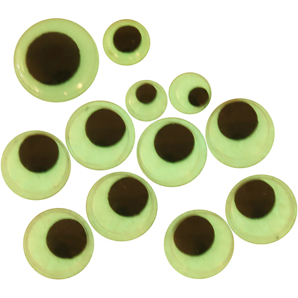 Rulleøyne Creativ Company Selvklebende 8+10+14 mm 1 Pk