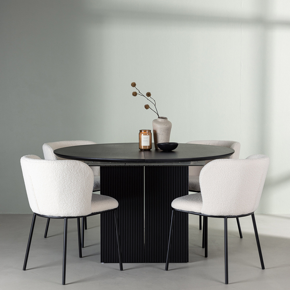 Spisegruppe Venture Home Matilda med 4 Edina Stoler