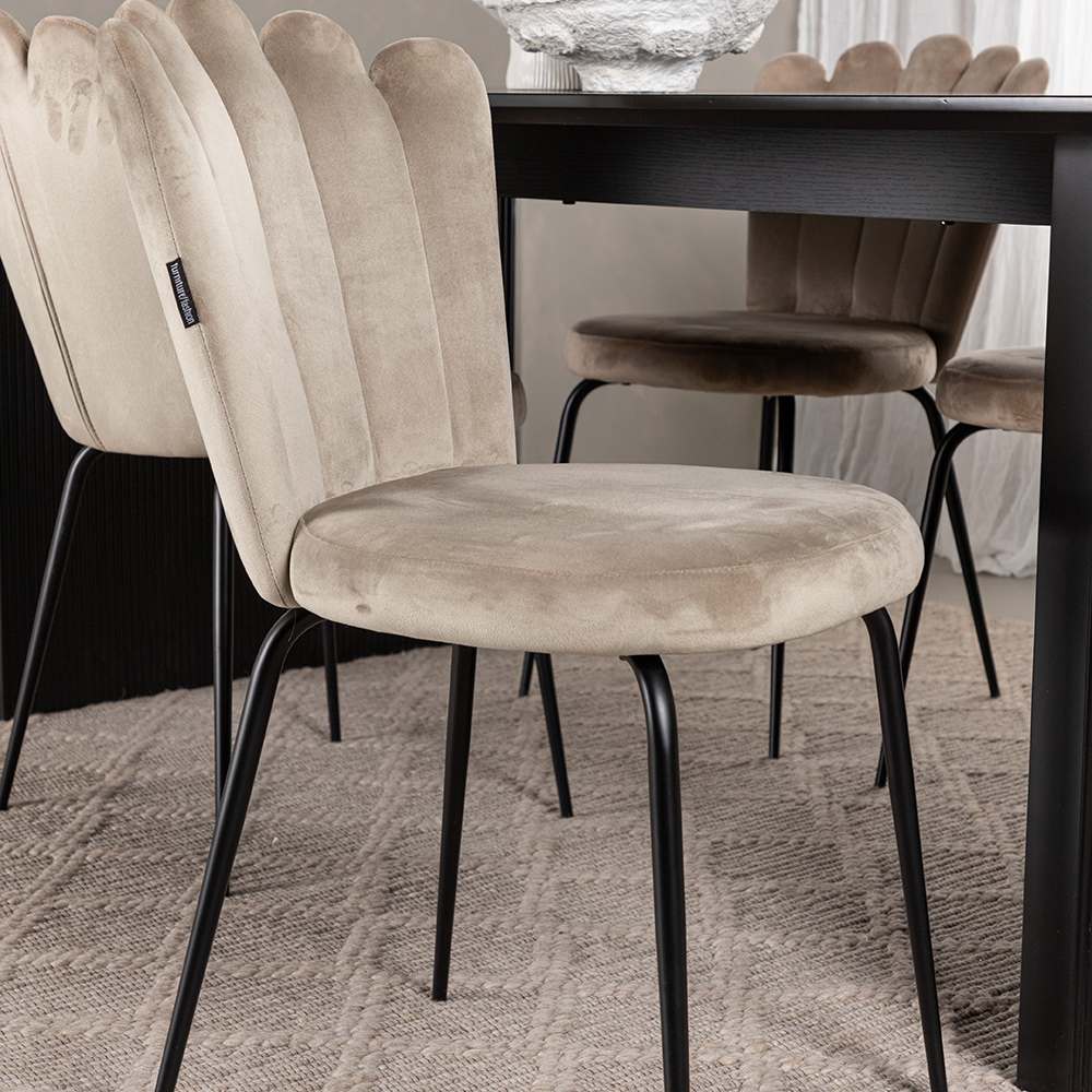 Spisegruppe Venture Home Vail med 4 Limhamn Light Stoler