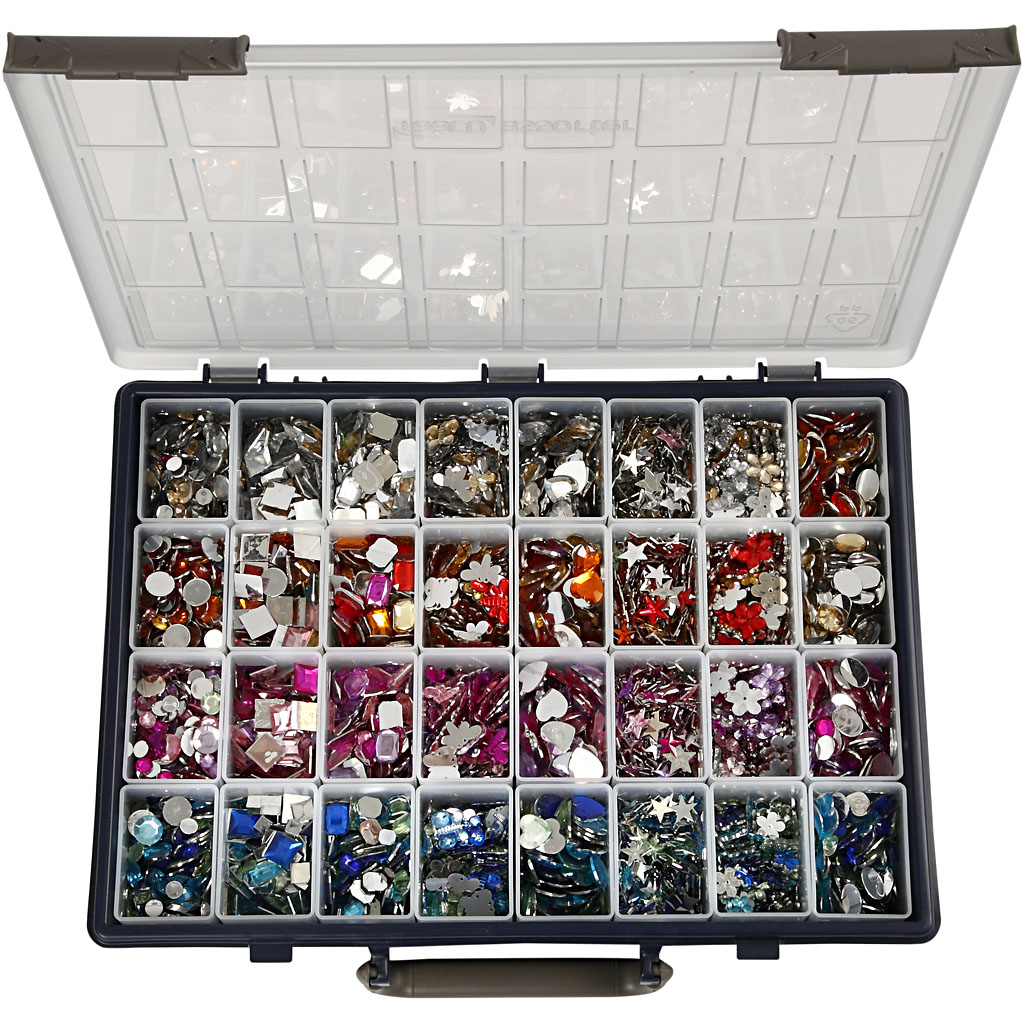 Rhinsten Creativ Company 6-16 mm Ass Farger 32x360 Stk/1 Pk