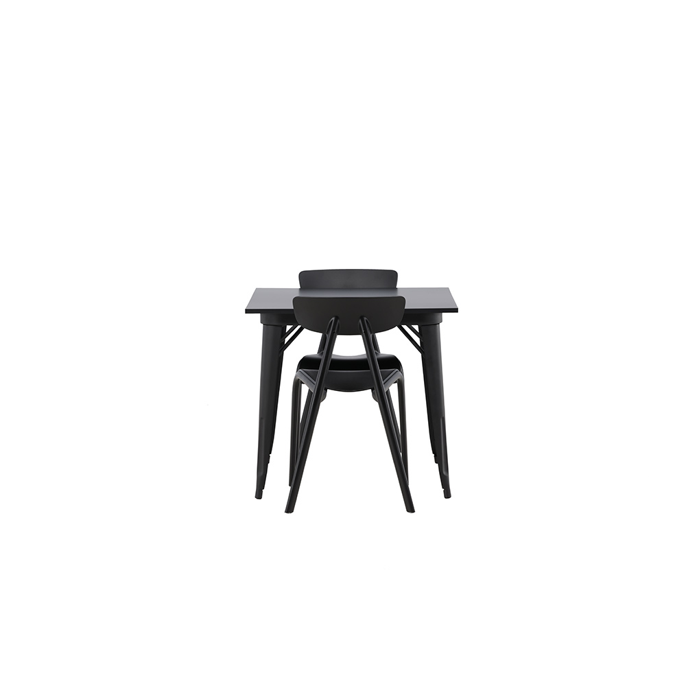 Spisegruppe Venture Home Tempe 80 cm med 2 Ursholmen Stoler