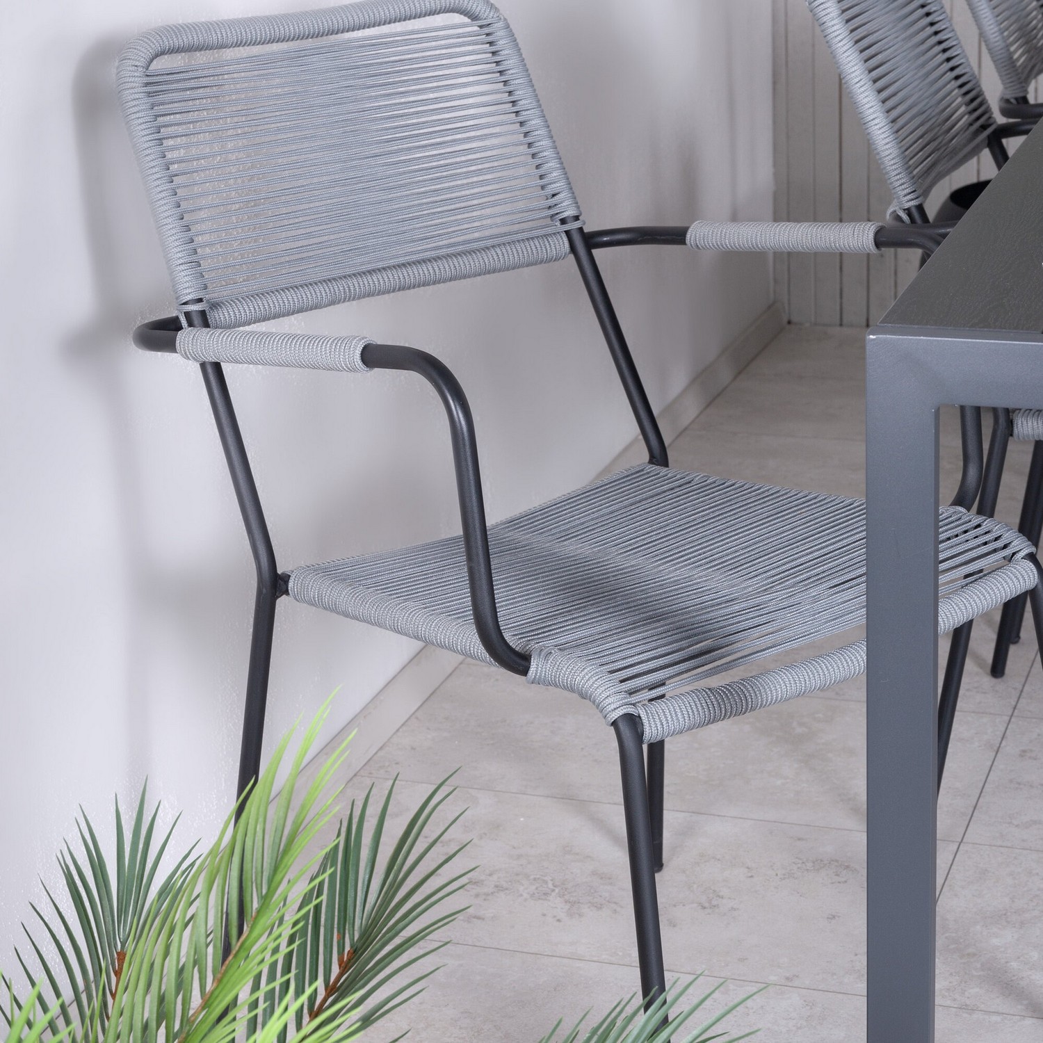 Spisegruppe Venture Home Bront med 6 Leon Spisestoler