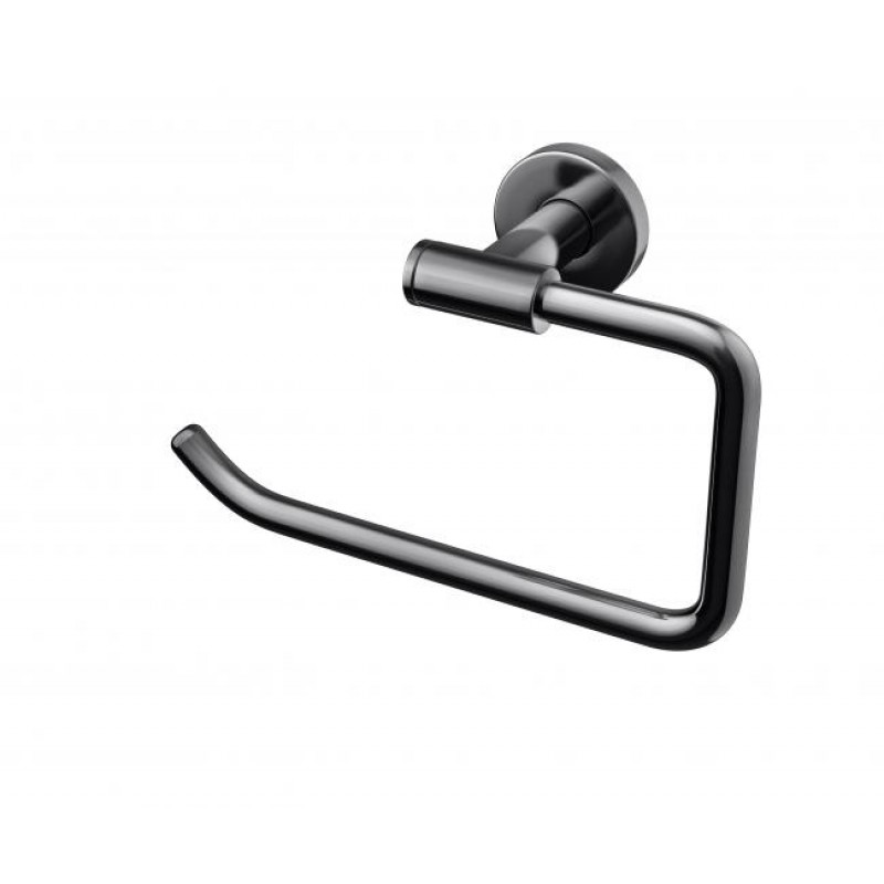 Tapwell TA235 Toalettpappershållare Black Chrome Sort