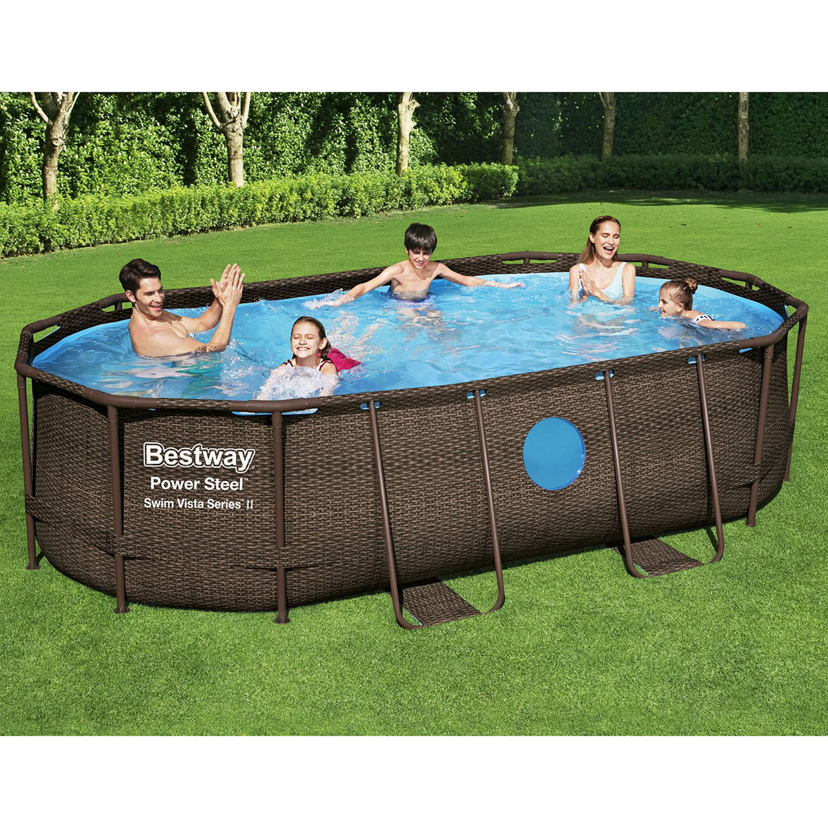 Bassengpakke Bestway Power Steel Swim Vista ll 4,27 x 2,5 m