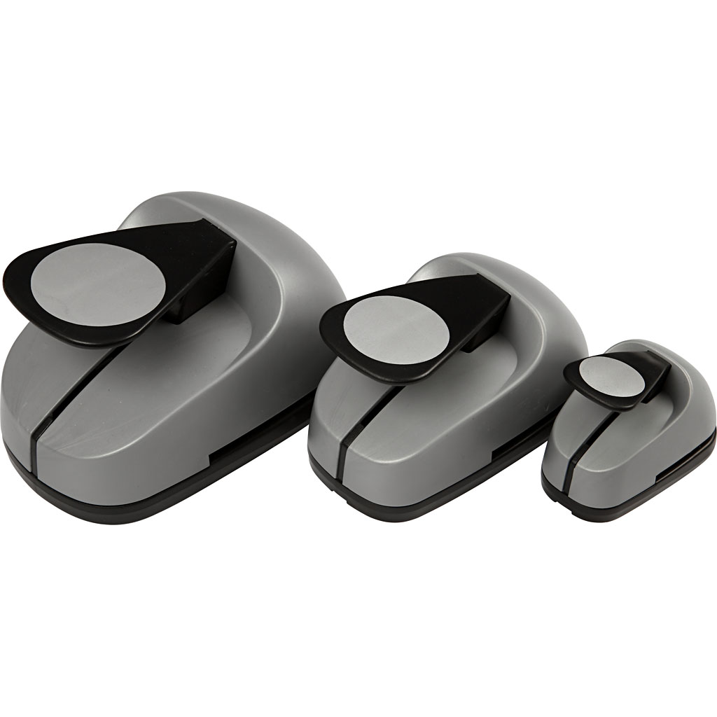 Stansejernsett Creativ Company Lag på Lag Rund 3-Pk