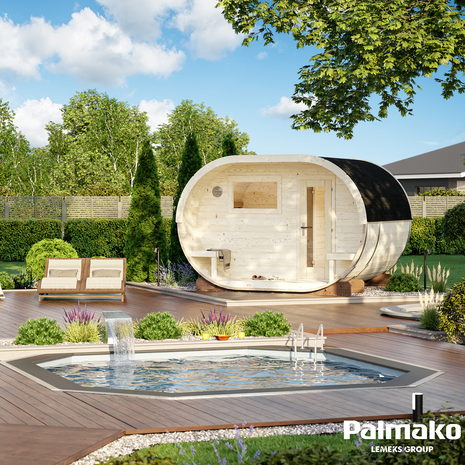 Sauna Palmako Anette 3,0 + 1,5