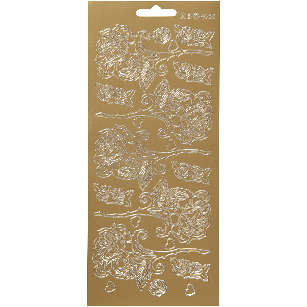 Stickers Creativ Company Roser 10x23 cm