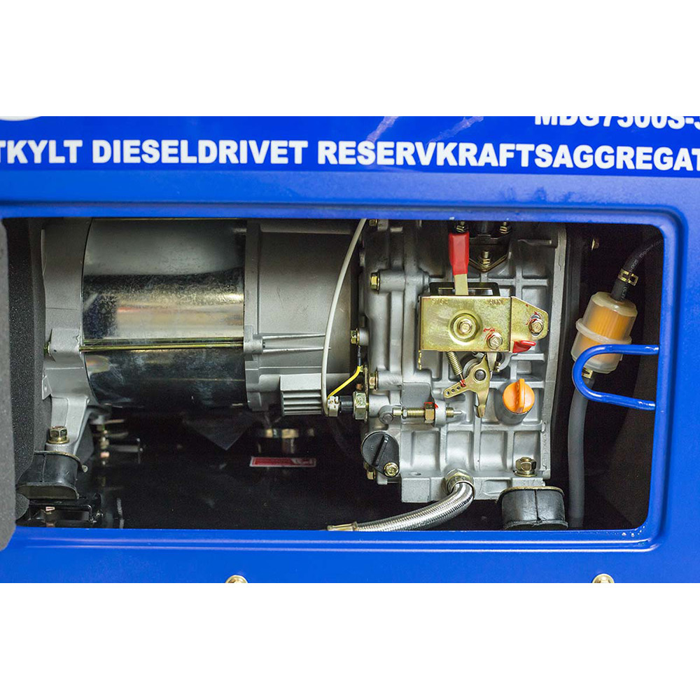Strømaggregat Duab-Power MDG7500S-3 3-fas Diesel Stillegående