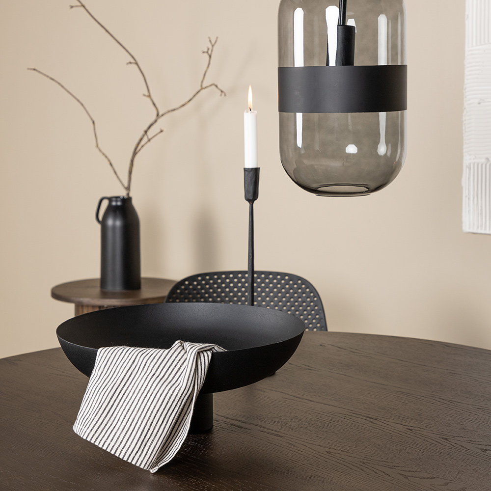 Spisegruppe furniture/fashion Stone Rund med 4 Baltimore Stoler