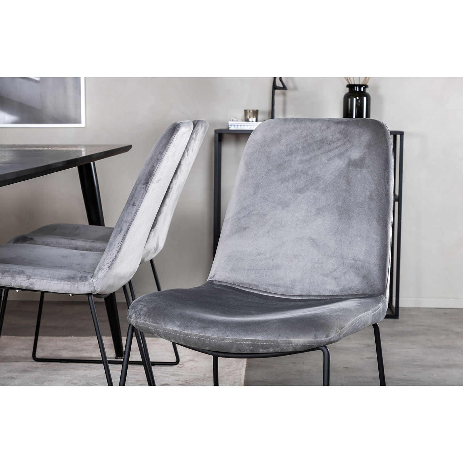 Spisegruppe Venture Home Dipp med 6 Muce Stoler