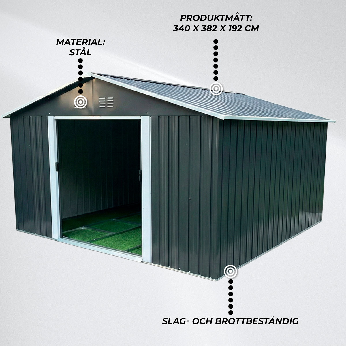 Redskapsbod Fornorth 12.99m2