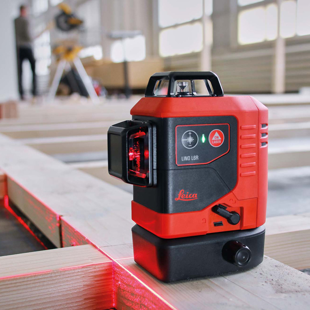 Multikrysslaser Leica Lino Rød L6RS-1