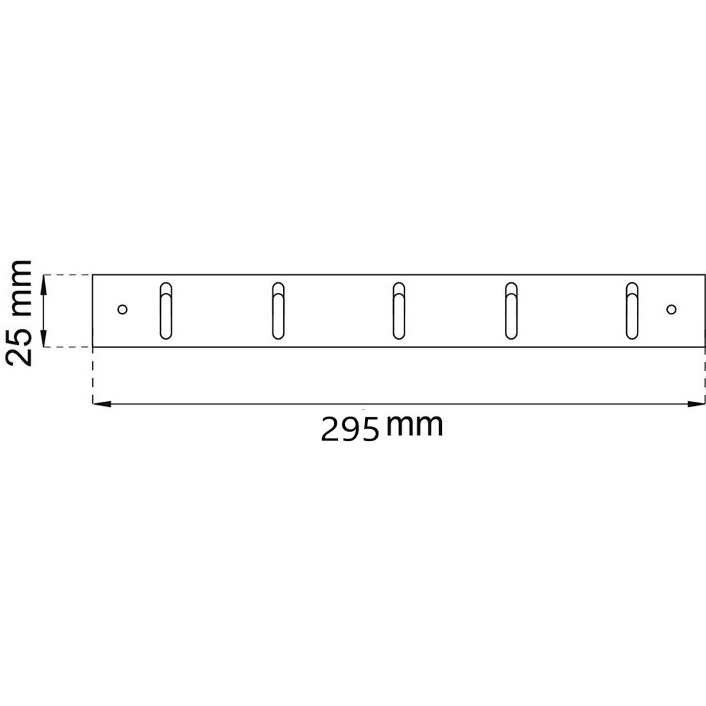 Håndklehenger Habo 123-5 Forniklet