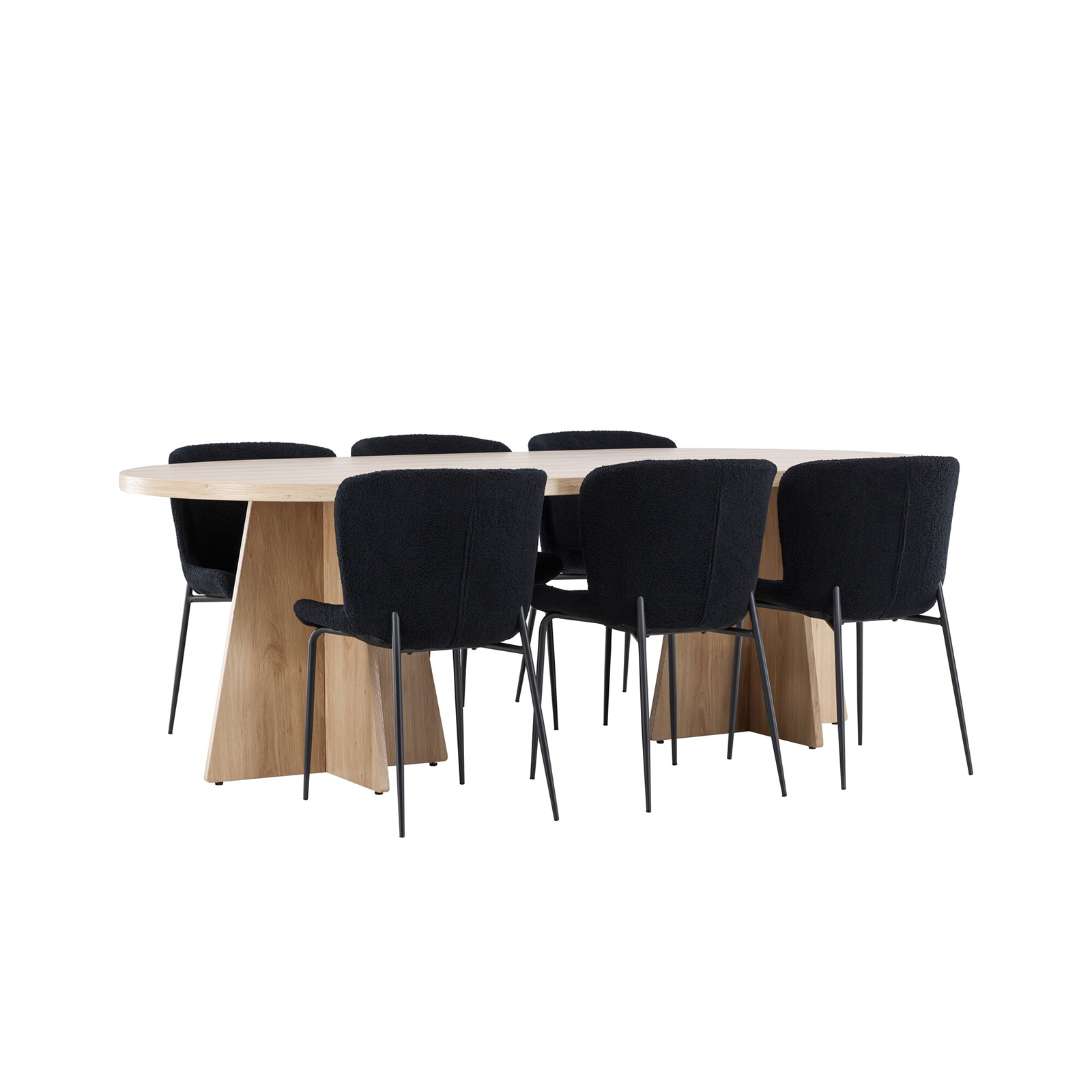 Spisegruppe Venture Home Bootcut 230 med 6 stk Modesto Stoler