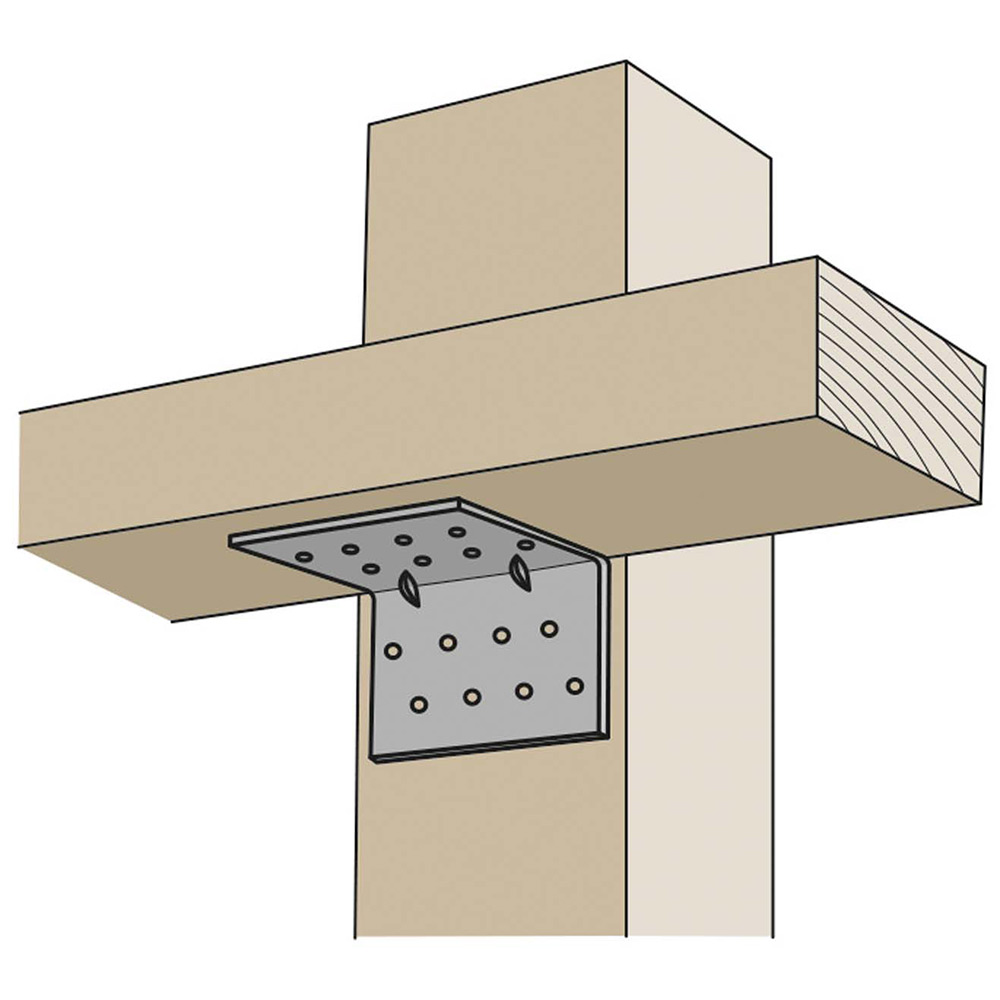 Vinkelbrakett FAST ABS 65x65x2,0x80 mm