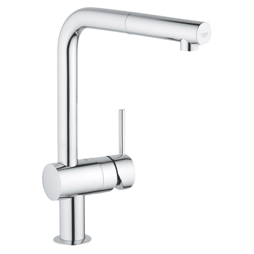 K&ouml;ksblandare Grohe Minta 32168 Engreppsblandare Krom med Sv&auml;ngbar Pip & StarLight