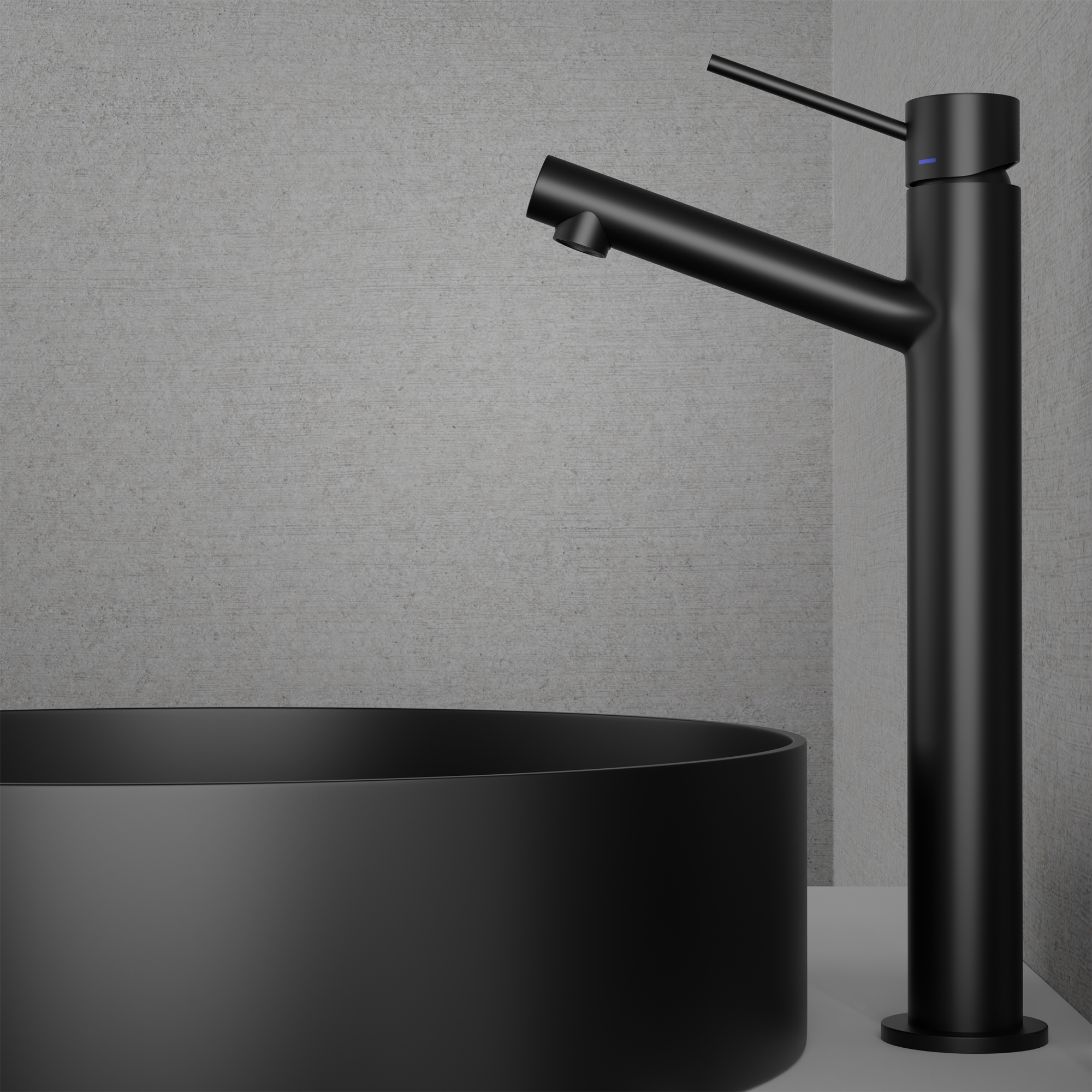 Tv&auml;ttst&auml;llsblandare Scandtap Steel Vector High