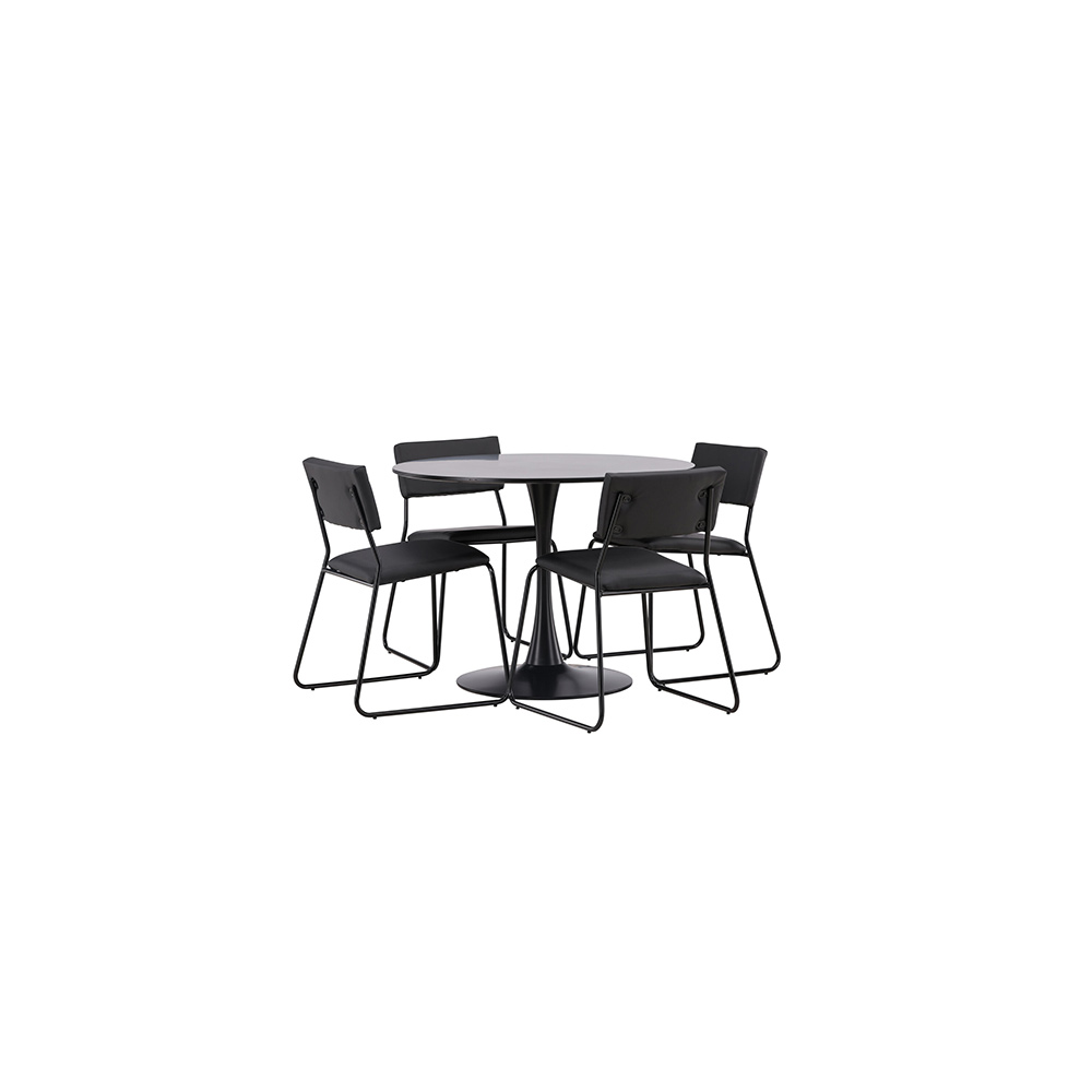 Spisegruppe Venture Home Glade med 4 Kenth Stoler