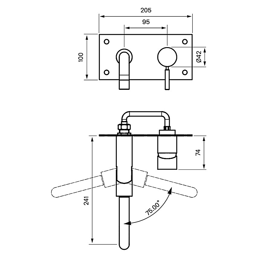 Kjøkkenbatteri Tapwell Box 180