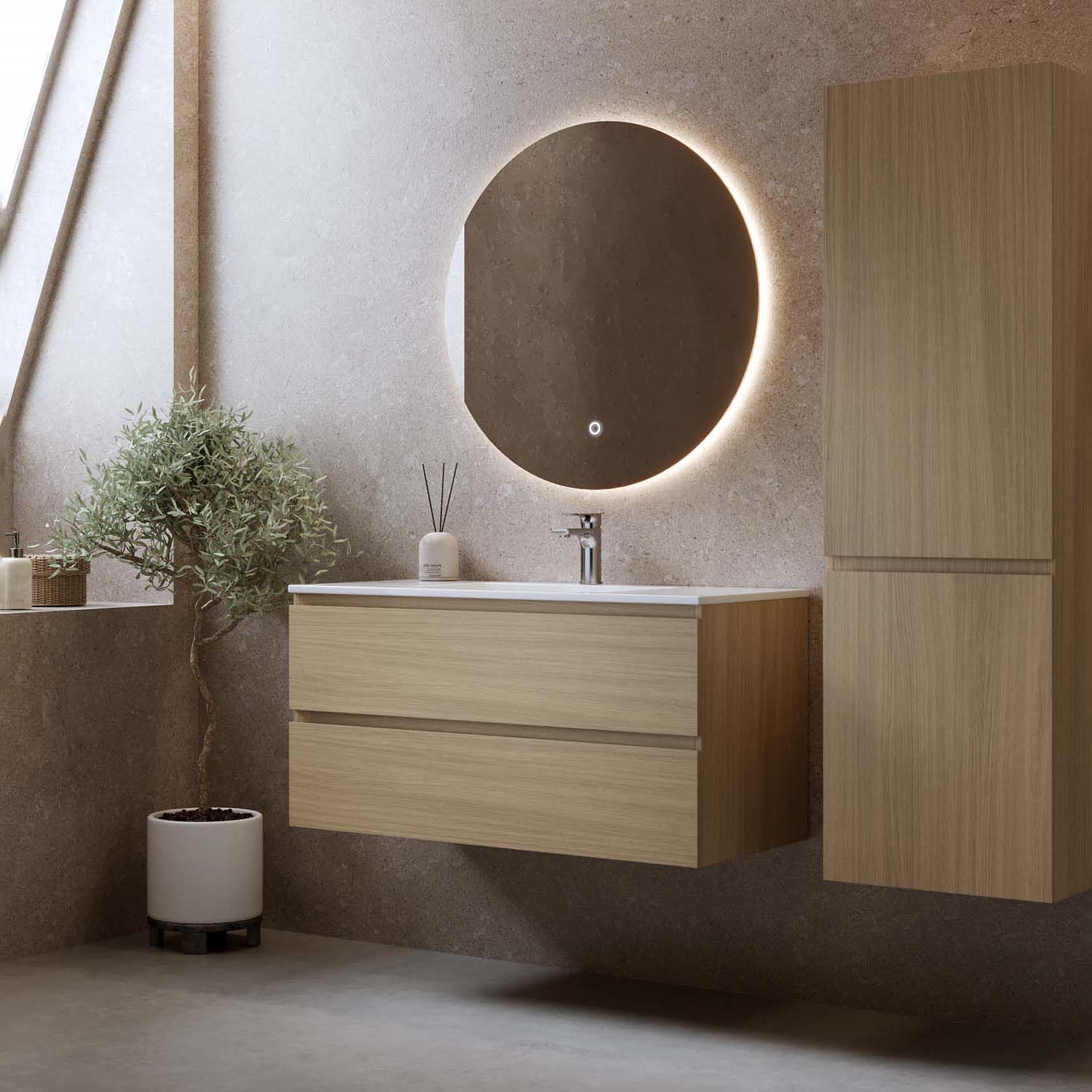 Servantskap Bathlife Eufori Lys Eik
