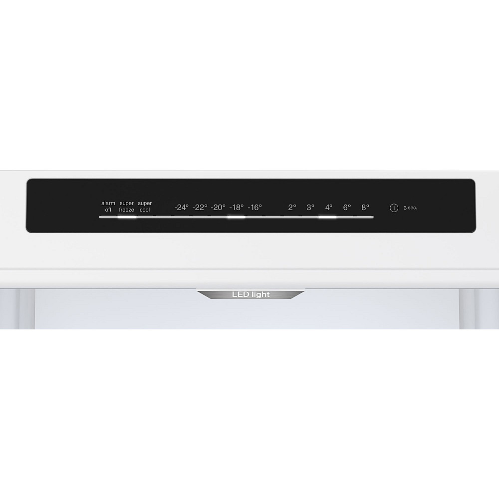 Frittstående Kjøleskap/Fryser Bosch Serie 4 KGN392I1F Rustfri med To Kjølesystem for Optimal Nedkjøling