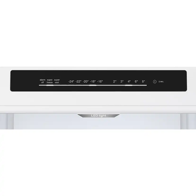 Frittstående Kjøleskap/Fryser Bosch Serie 4 KGN392I1F Rustfri med To Kjølesystem for Optimal Nedkjøling