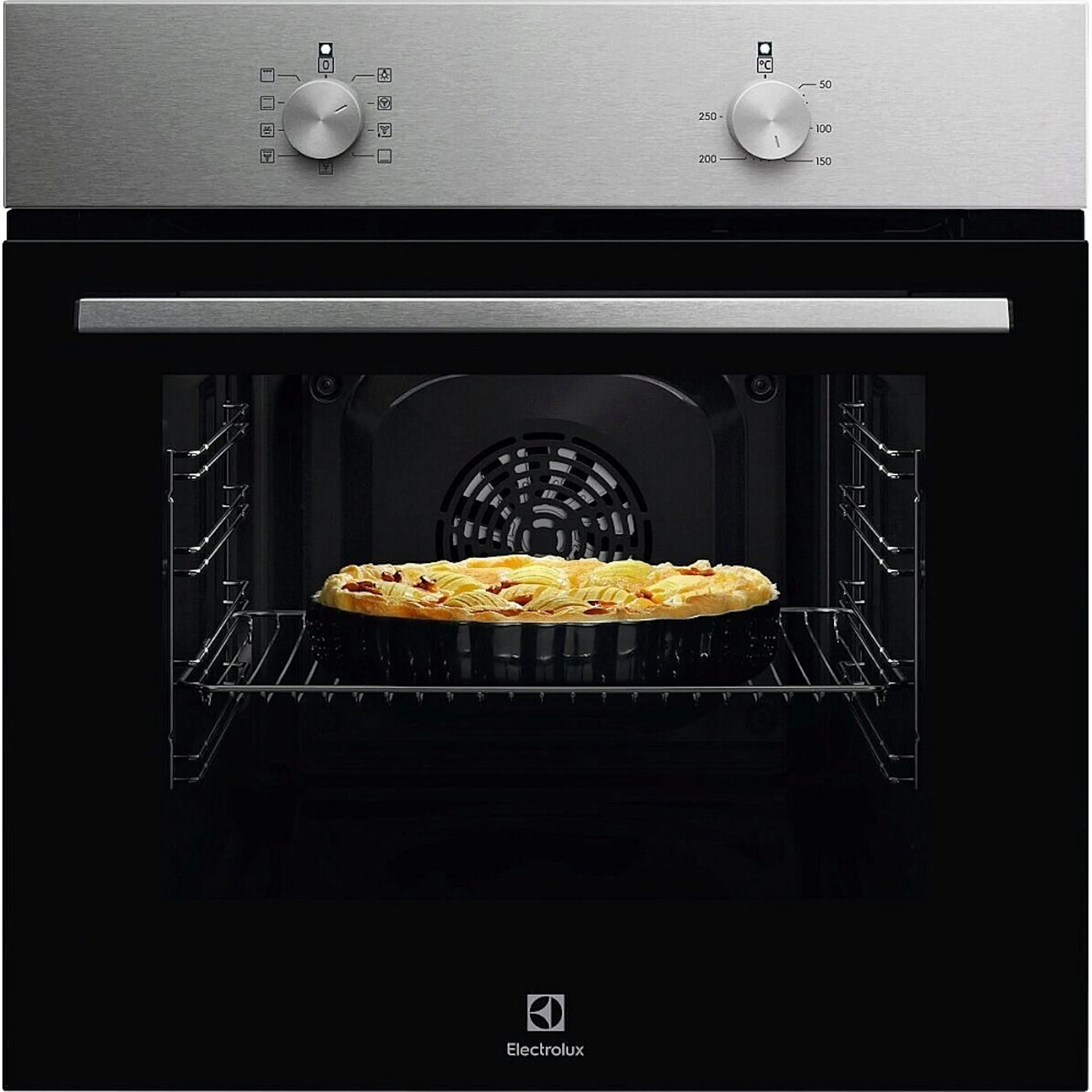 Innbyggingsovn Electrolux BOC002EX Rustfri med Varmluft og AquaClean