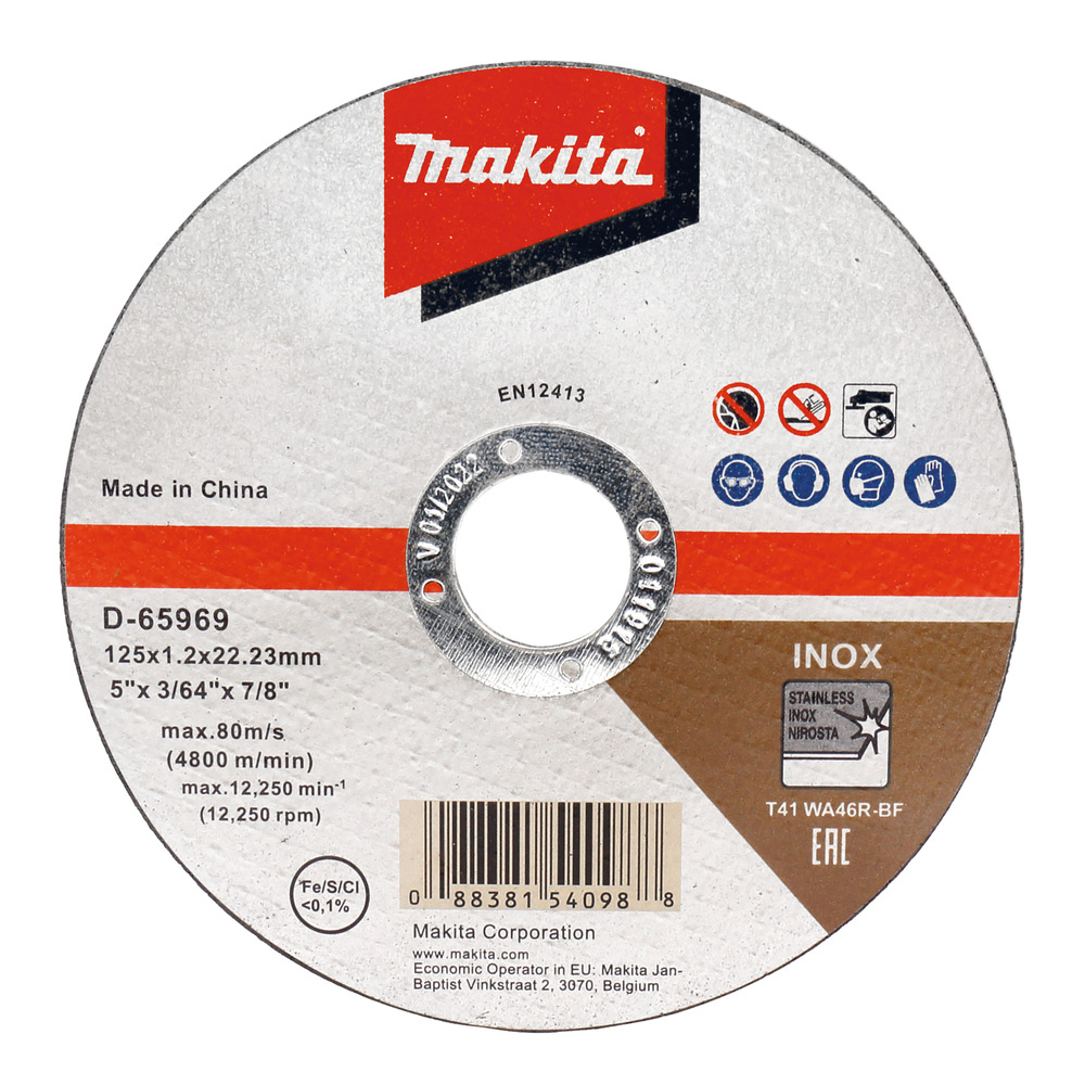 Kappeskive Makita D-65969-12 125 mm 12-pk