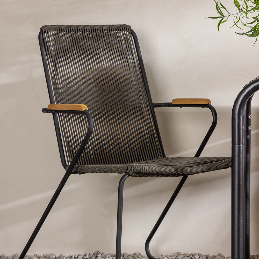 Cafégruppe Venture Home Borneo Bord med 2 Bois Stoler