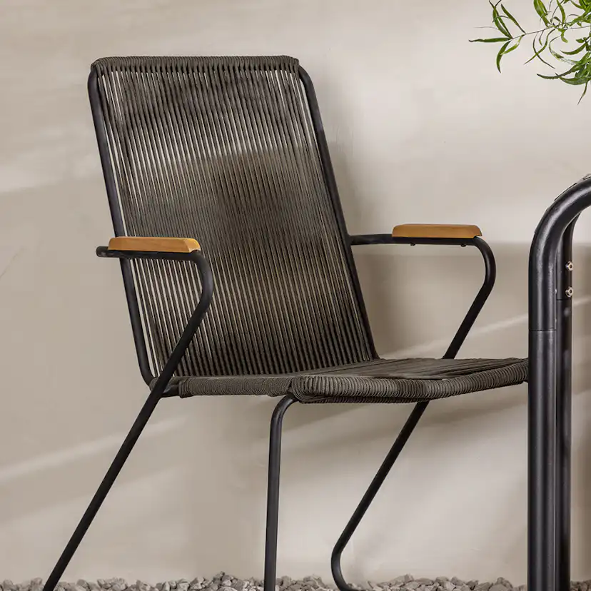 Cafégruppe Venture Home Borneo Bord med 2 Bois Stoler