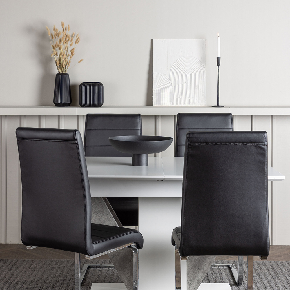 Spisegruppe Venture Home Disa med 4 Tempo Stoler