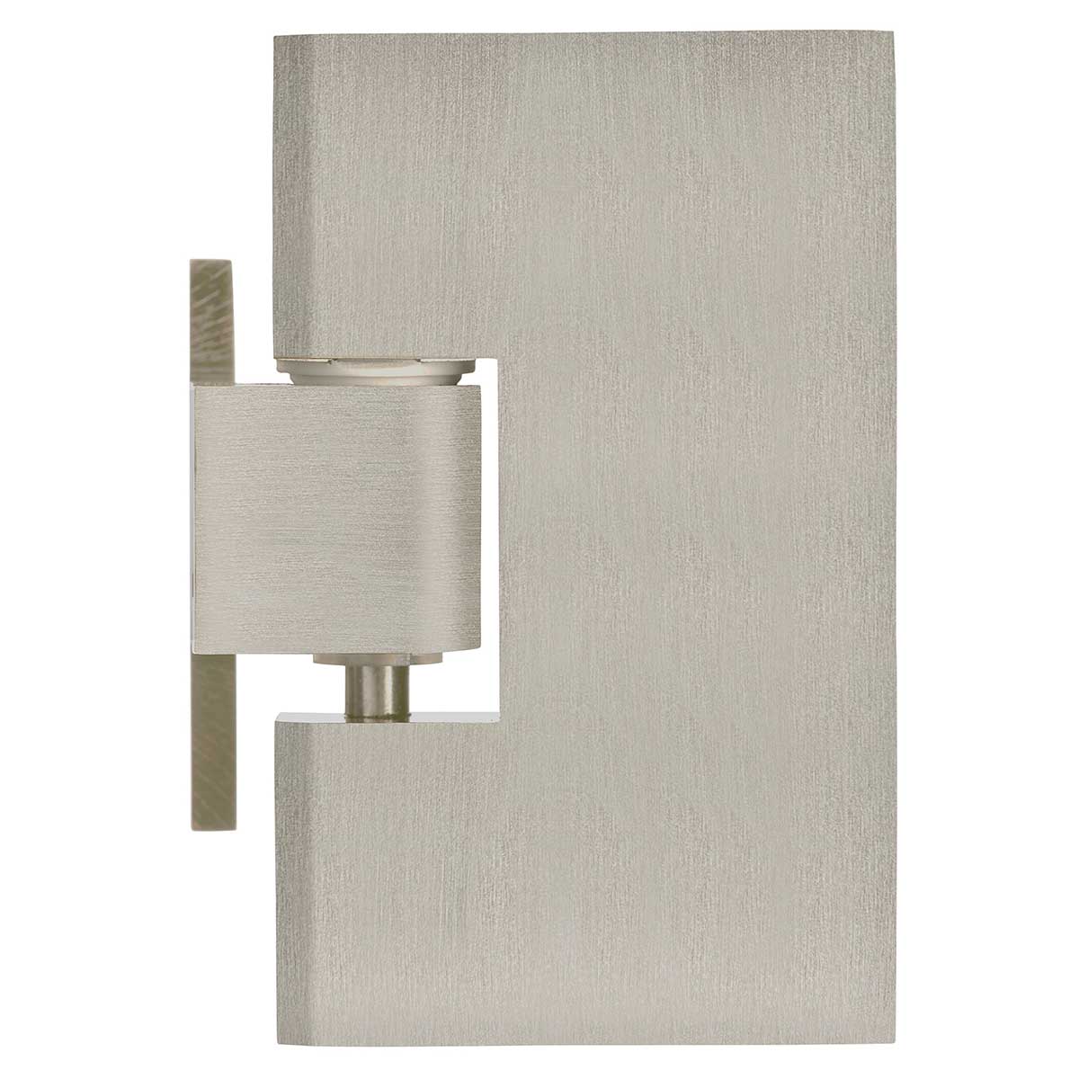 Design Vägg 690x1913 Klarglas 700, Rostfri look, Klarglas