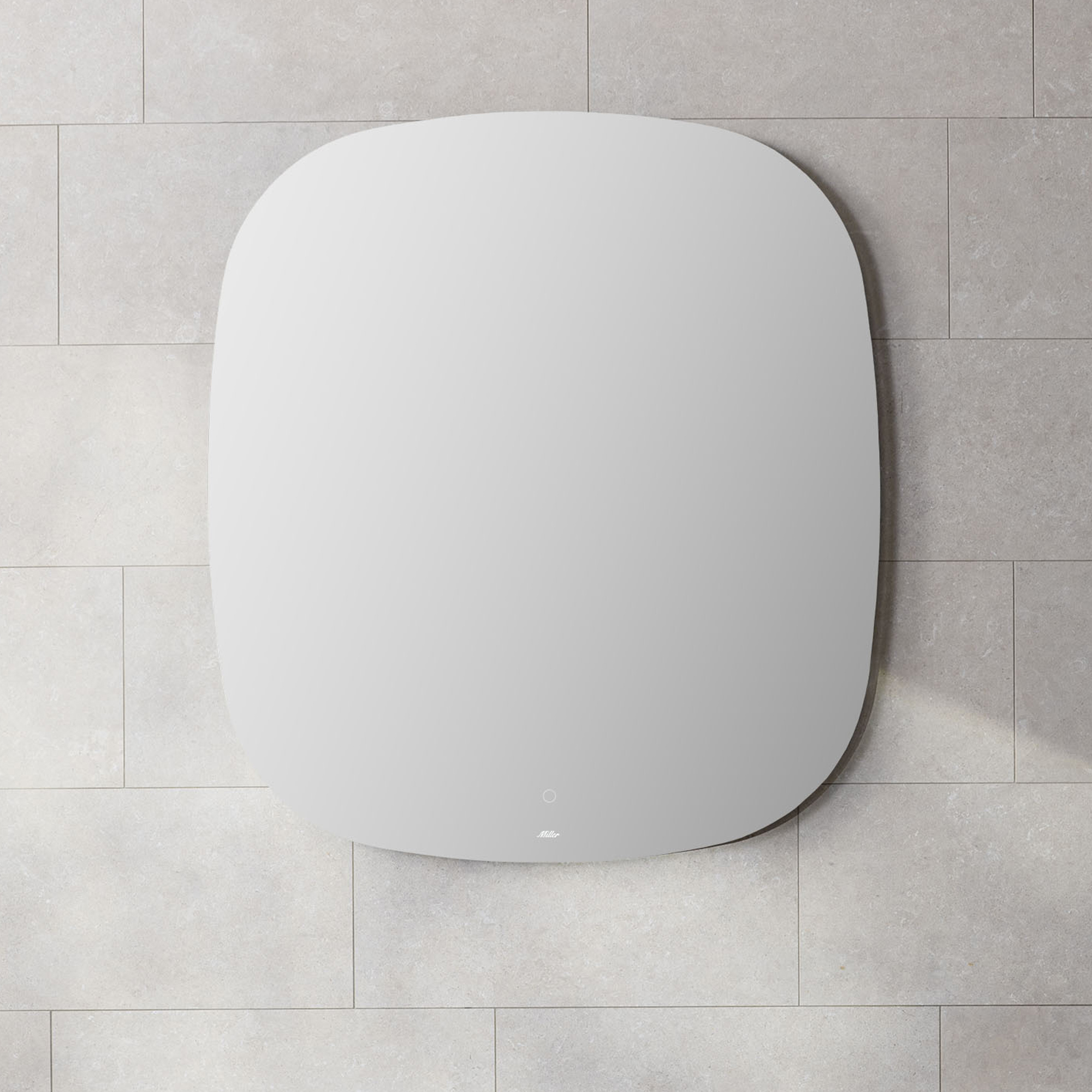 Spegel Miller Badrum Ambient Oval Touch