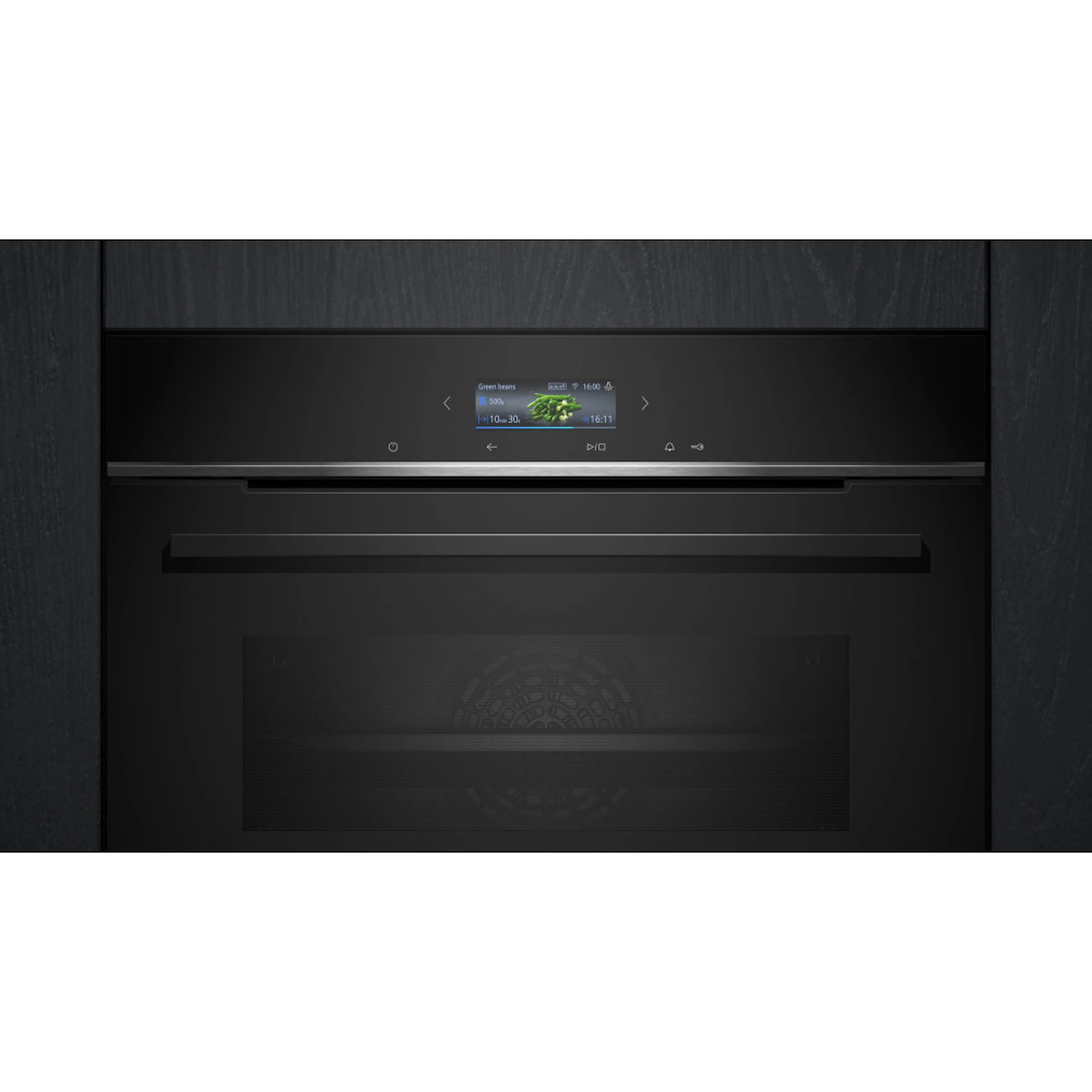 Ovn- og Mikrobølgepakke Siemens iQ700 HB734G2B1 + BF722R1B1 med TFT-Touchdisplay og WiFi