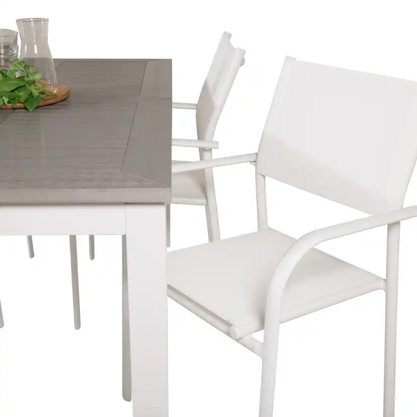 Spisegruppe Venture Home Aleyna 152/210 med 4 Siri Lenestoler