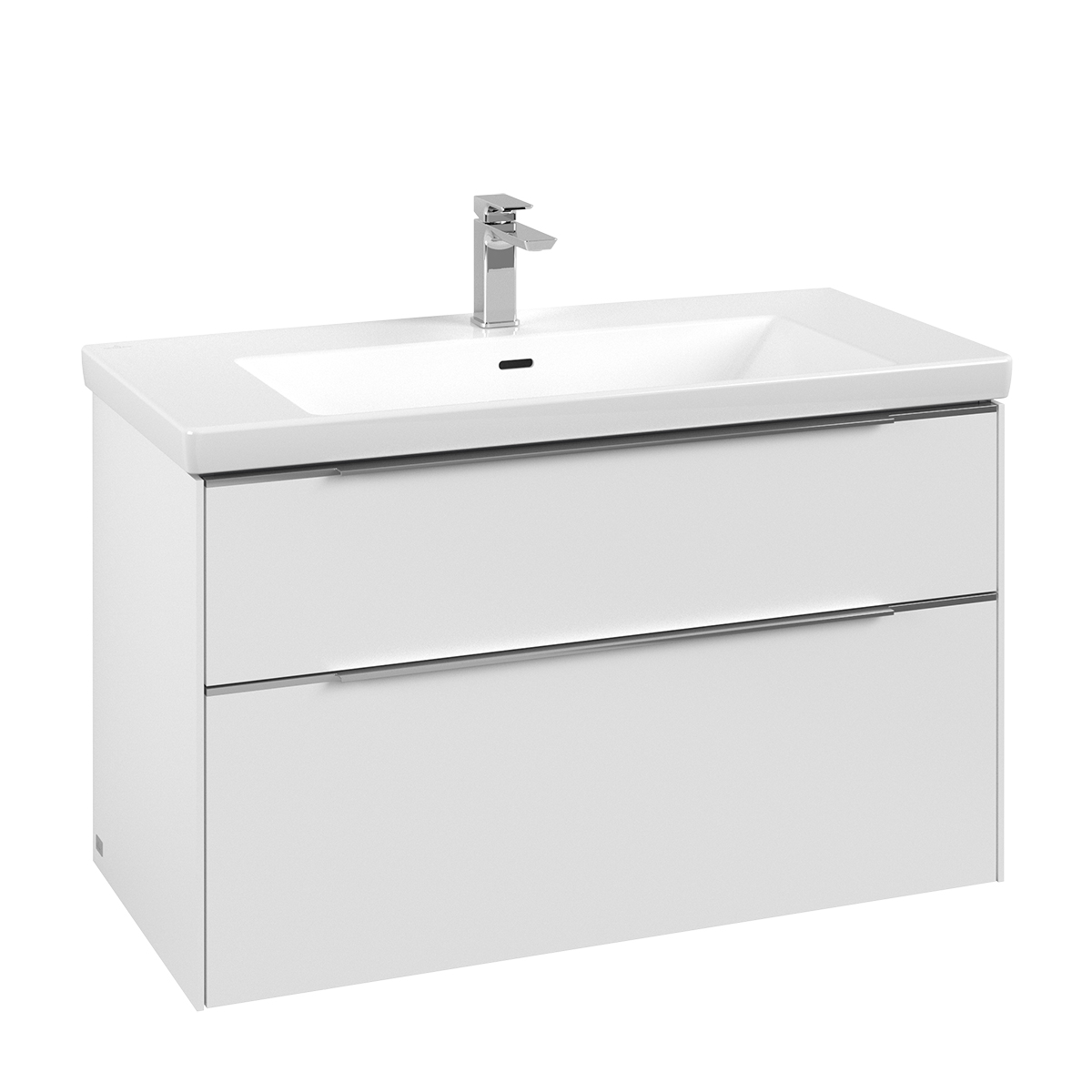 Tvättställsskåp Villeroy & Boch Subway 3.0 med 2 Lådor