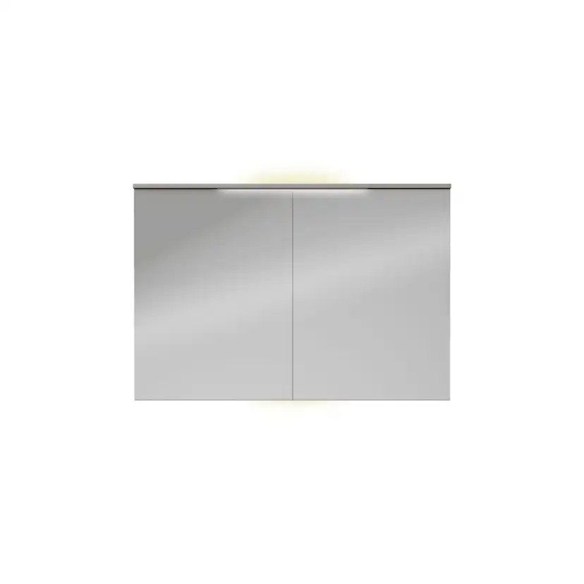 Speilskap FOSSBAD B120 D12 med Lystopp 60 + 60
