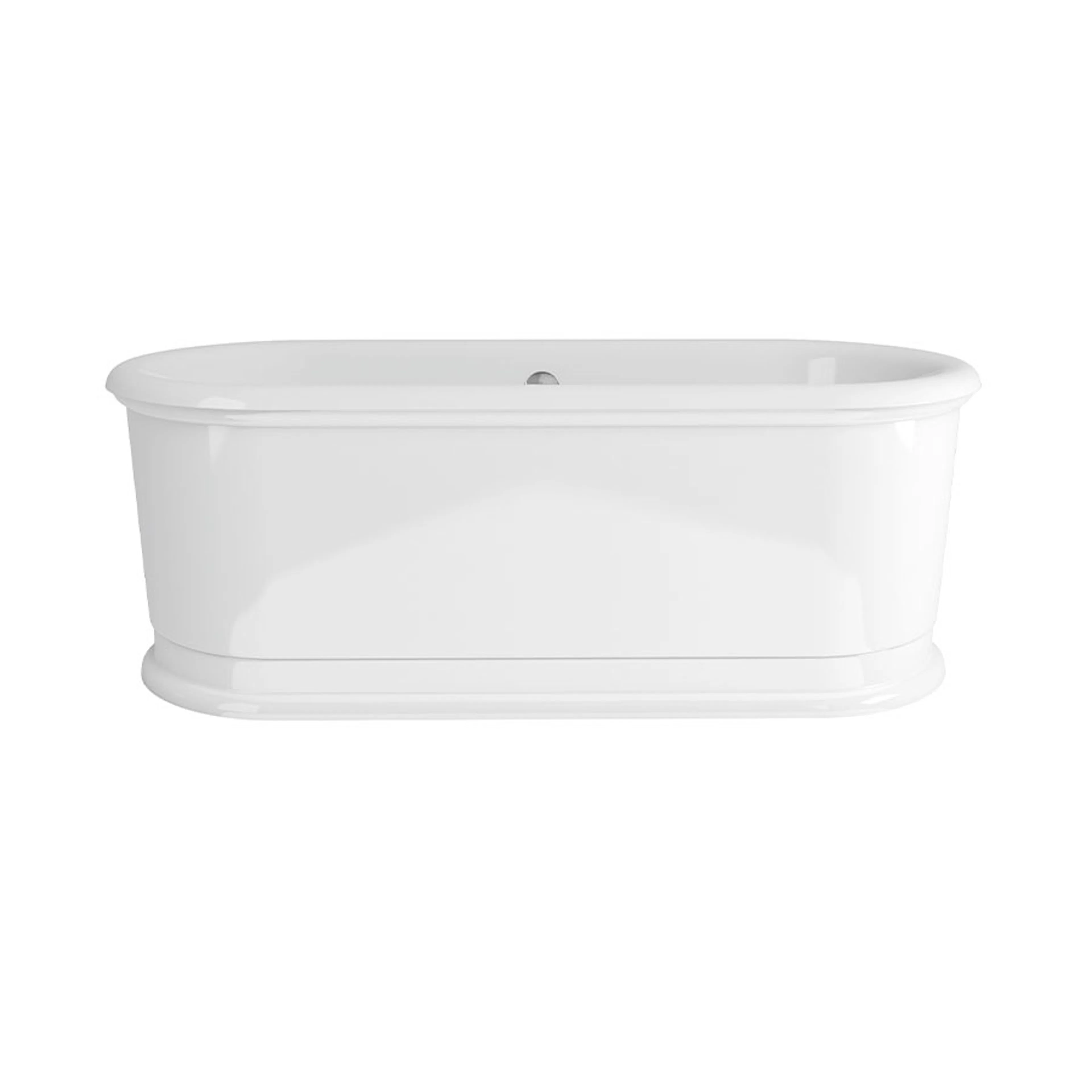 Badekar Burlington London Rundt 1800 mm Lucite Hvit
