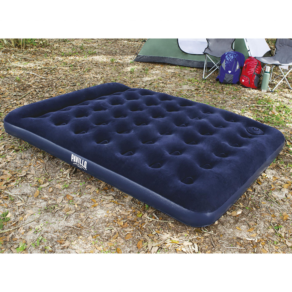 Oppblåsbar  Madrass Bestway Pavillo Airbed Queen Med Innebygd Fotpumpe