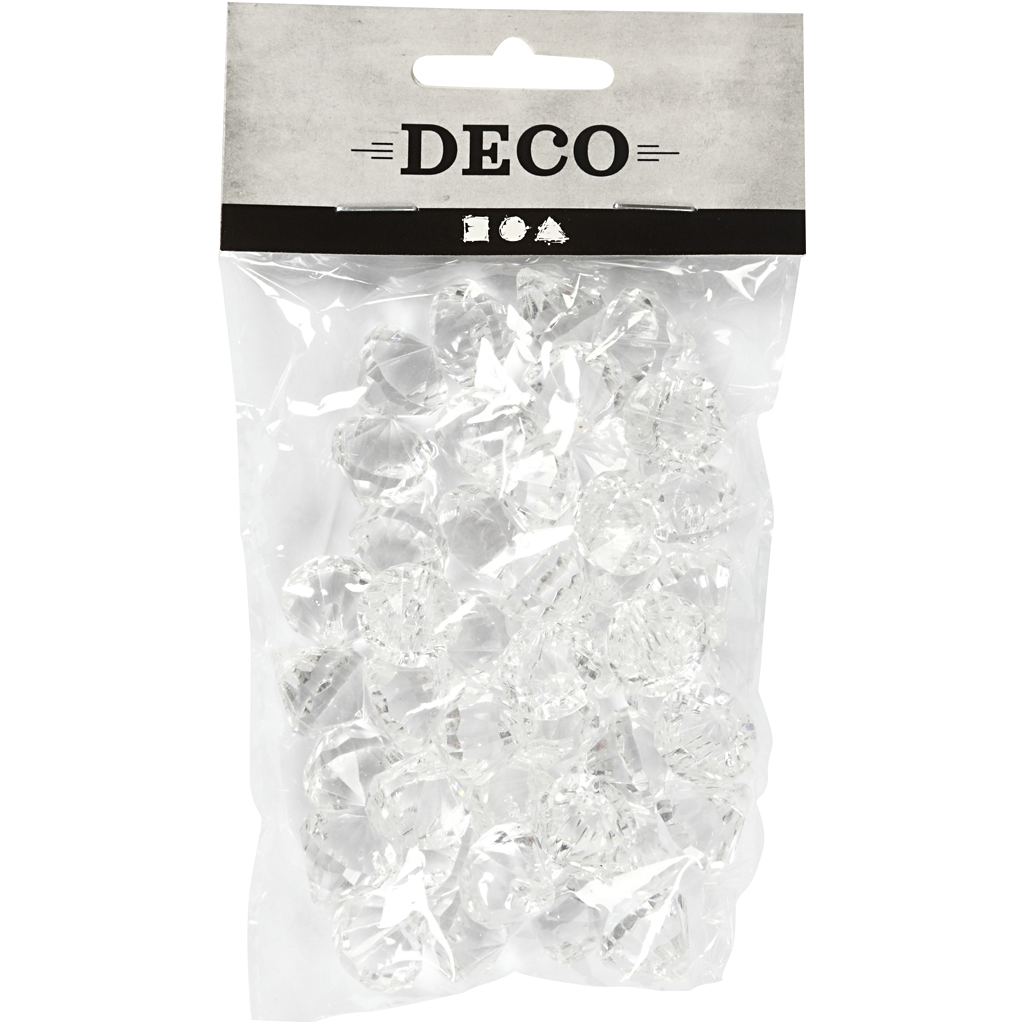 Prismer Creativ Company Blank Transparent Str 17x16 mm Hullstr 1,2 mm 43 St/1 Pk