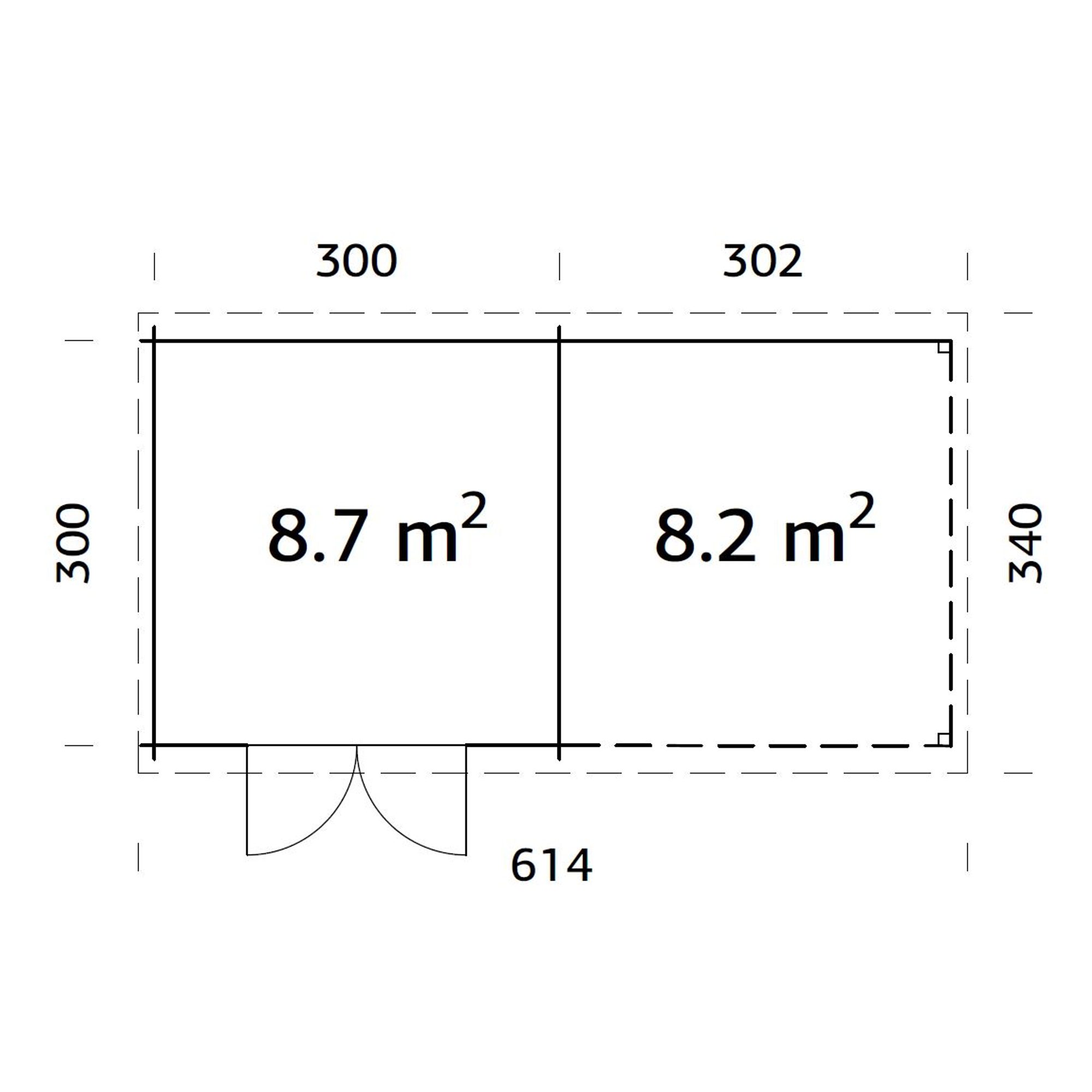 Gjestehytte Palmako Ella 16,8M2