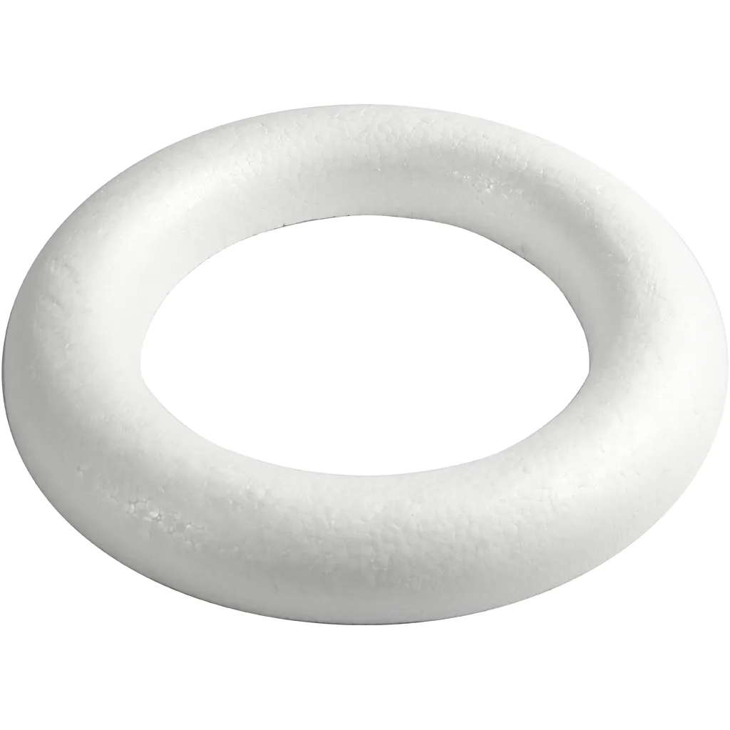 Ring Creativ Company med Flat Bakside Hvit 1 stk