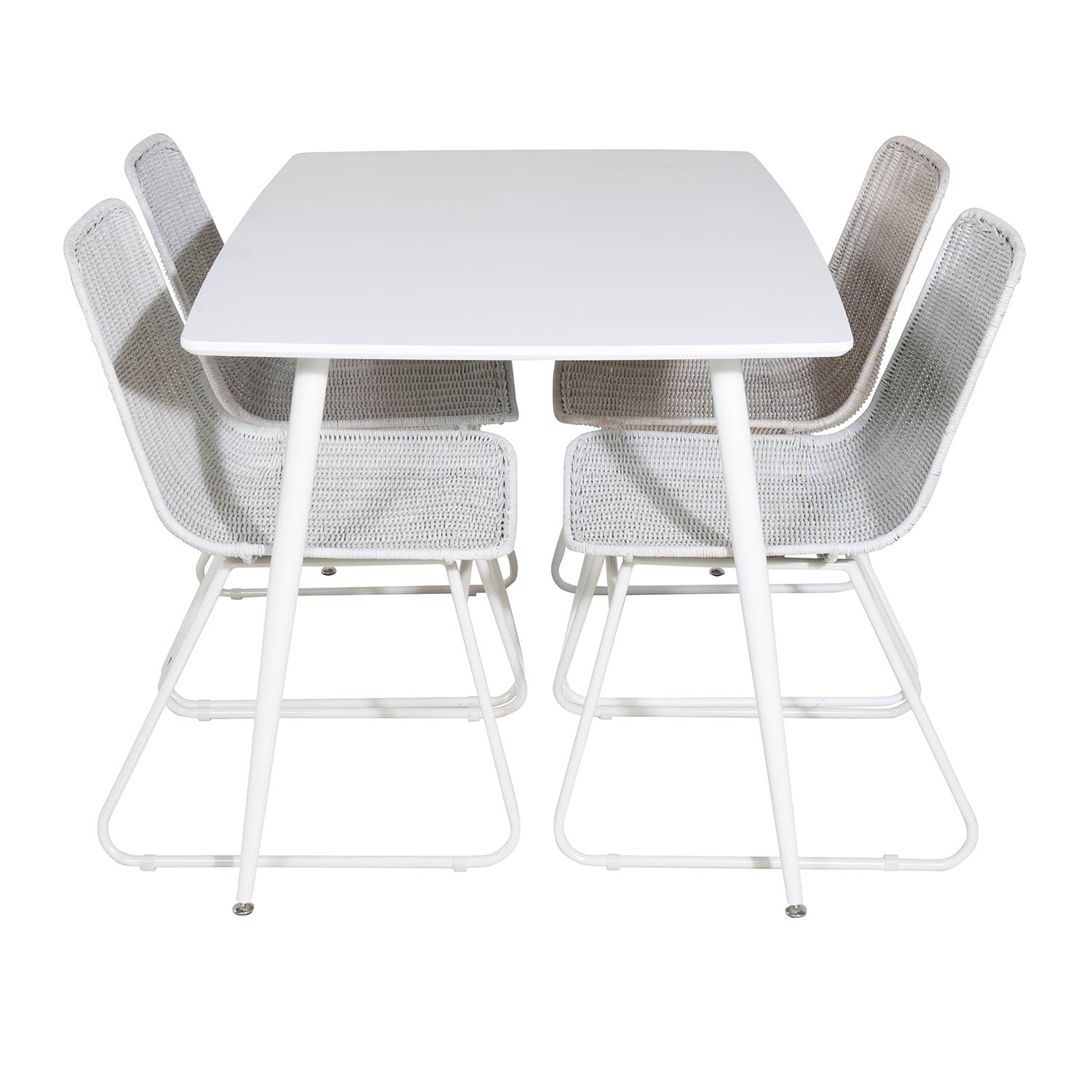 Spisegruppe Venture Home Pobbie med 4 Cornelia Stoler Polyester
