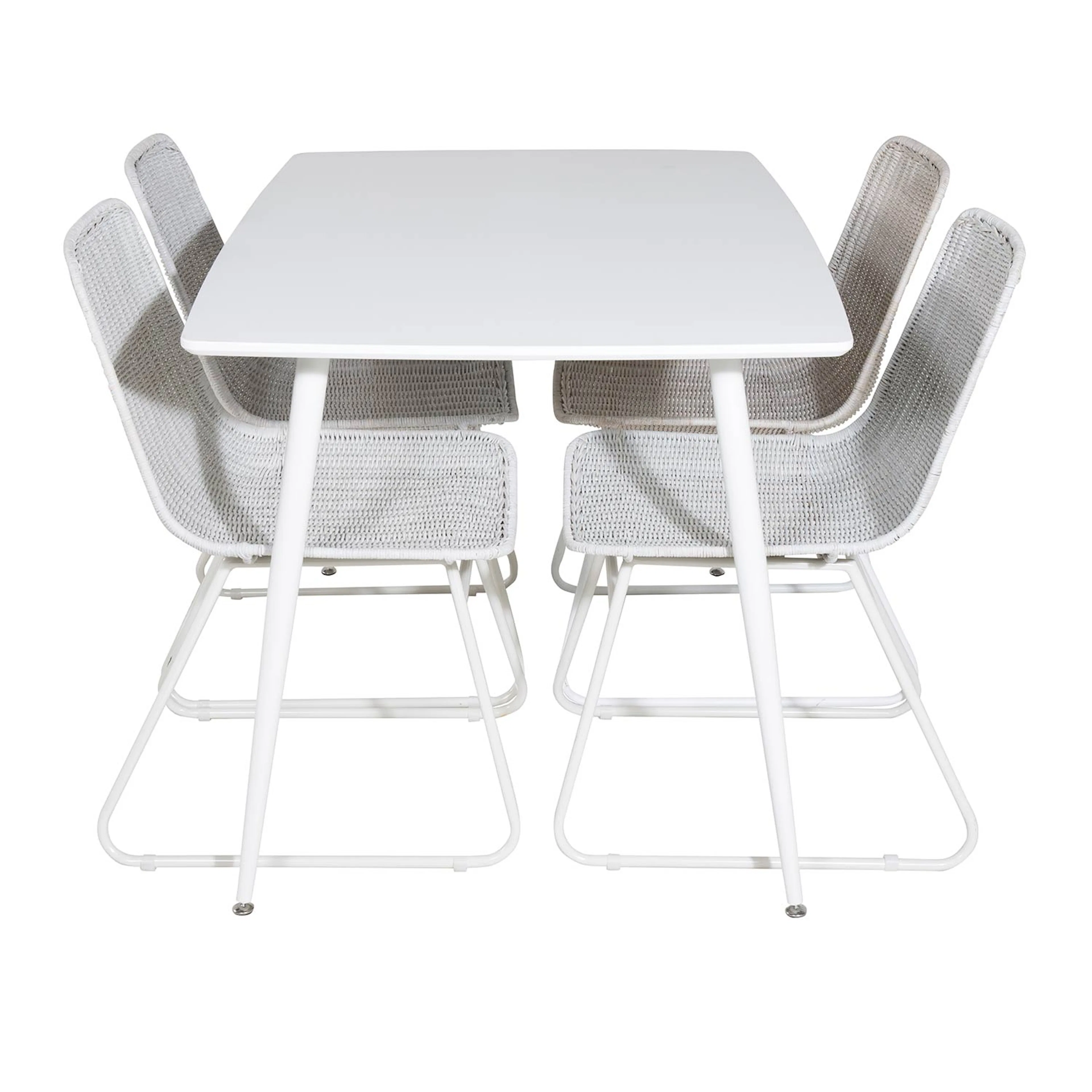 Spisegruppe Venture Home Pobbie med 4 Cornelia Stoler Polyester