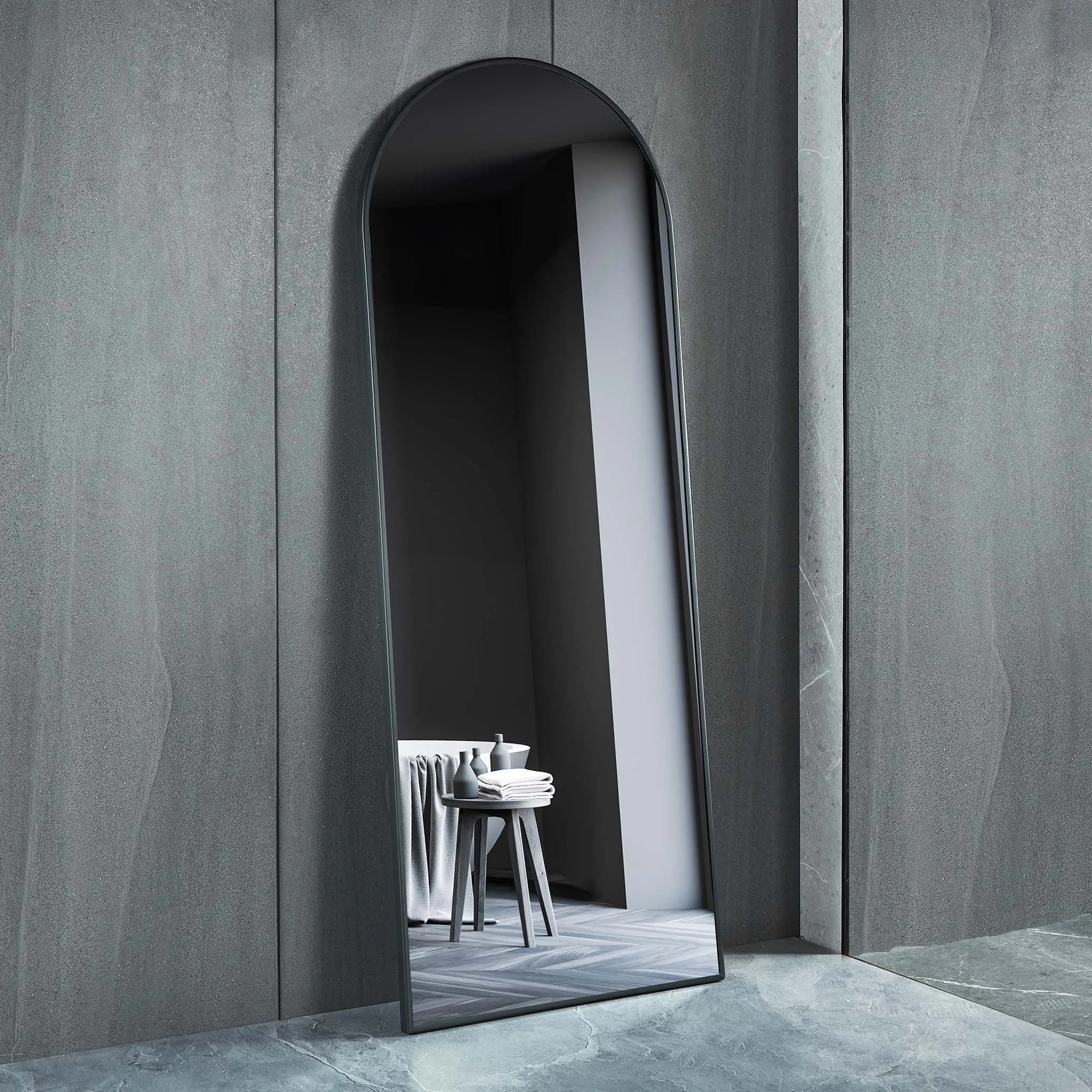 Gulvspeil Lyfco Rund 700x1850mm