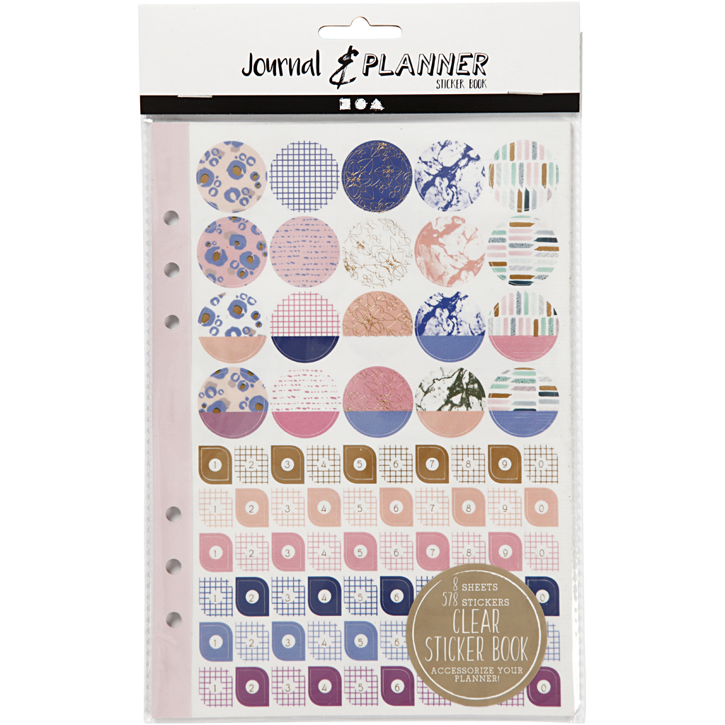 Stickersbok Creativ Company Blomster A5 1 stk/1 Pk